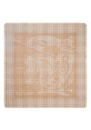 Burberry EKD Check scarf - Neutrals