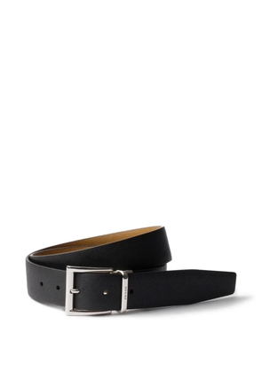 Prada textured belt - Black