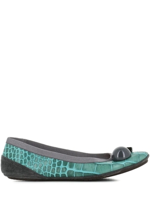 Dove Nuotano Gli Squali Becky ballerina shoes - Green