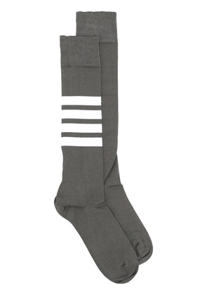 Thom Browne 4-Bar stripe socks - Grey
