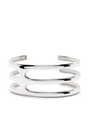 Tom Wood Cage Double cuff bracelet - Silver