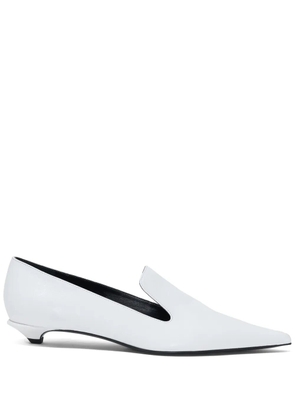 Proenza Schouler 20mm point-toe leather pumps - White