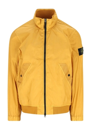 Stone Island zip Compass jacket - Yellow