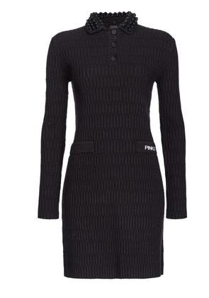 PINKO knitted dress - Black