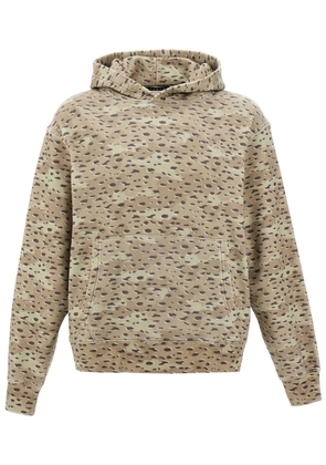 Stampd camo leopard-print hoodie - Neutrals
