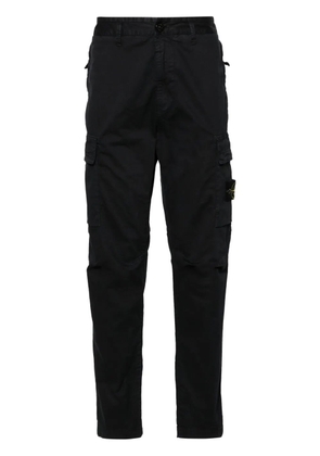 Stone Island Compass-badge straight-leg trousers - Blue