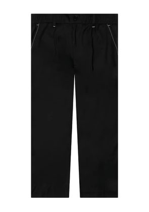 Awake NY contrast-stitching trousers - Black