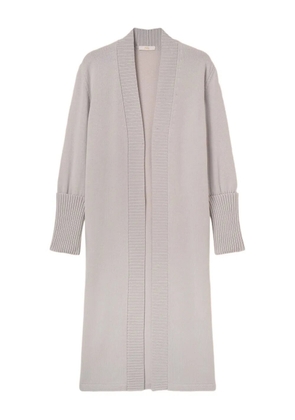 Fedeli ribbed cuff coat - Grey