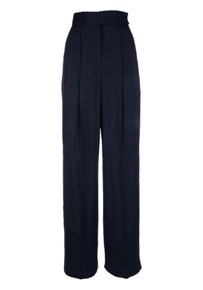 Alberta Ferretti pleat-detailing trousers - Blue