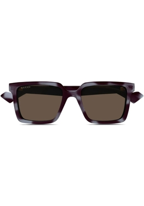 Gucci Eyewear square frame sunglasses - Grey