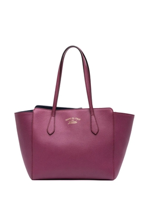 Gucci Pre-Owned 2016-2025 Medium Leather Swing tote bag - Purple