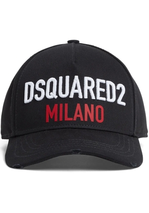 DSQUARED2 embroidered logo baseball cap - Black