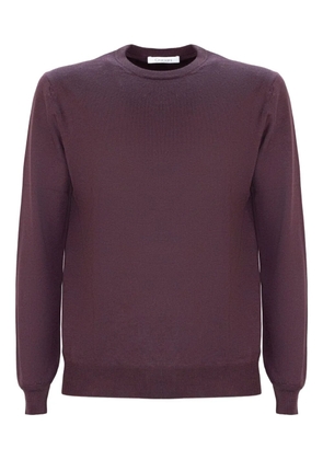 Cruciani crew-neck wool sweater - Purple