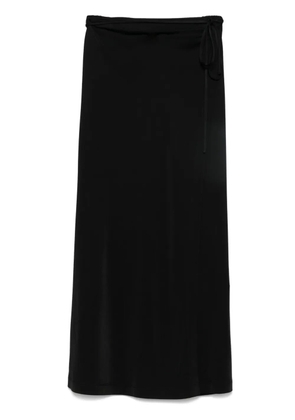 Helmut Lang wrap maxi skirt - Black