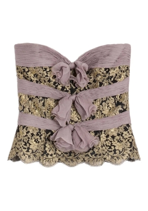 Valentino Garavani chiffon top - Grey