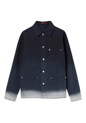 Gucci GG monogram dip-dye jacket - Blue