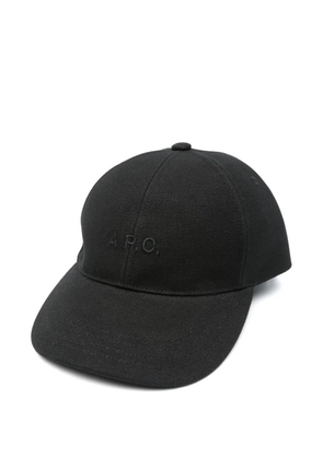 A.P.C. Charlie baseball cap - Black