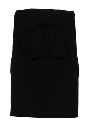 Moschino bow-detail dress - Black