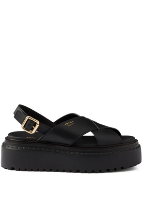 Prada leather sandals - Black