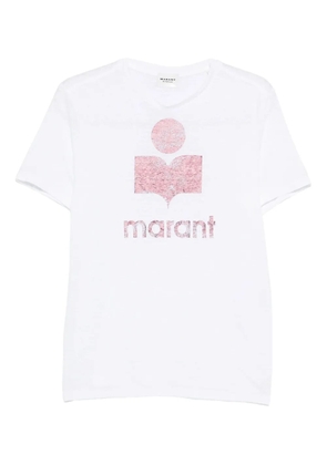 MARANT ÉTOILE Koldi logo-print linen T-shirt - White