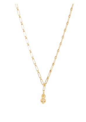 Missoma Aegis chain pavé sphere pendant necklace - Gold