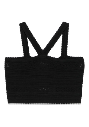 TWINSET ribbed top - Black