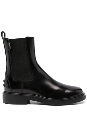 Tod's logo-tag boots - Black