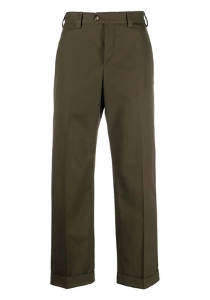 PT Torino pressed-crease straight-leg trousers - Green