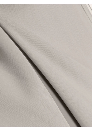 Max Mara sheer silk scarf - Grey