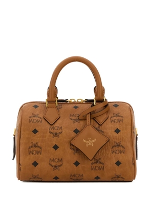 MCM Ella monogram-print tote bag - Brown