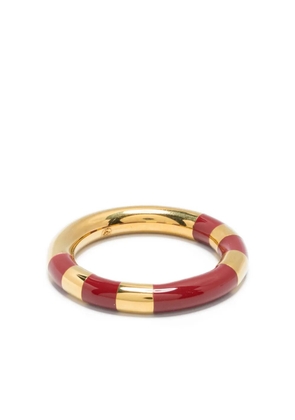 Aurelie Bidermann enamel ring - Gold