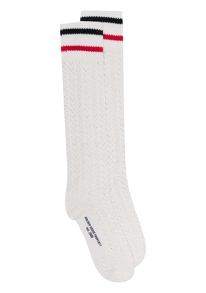 Golden Goose open-knit socks - White