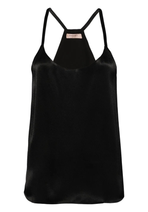 TWINSET sleeveless satin top - Black