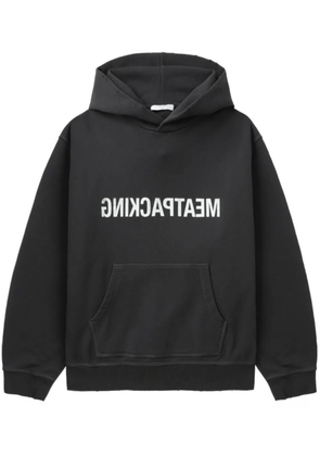 Helmut Lang x Maison Kitsune cotton hoodie - Black