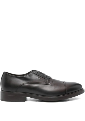 Doucal's cap-toe lace-up shoes - Brown