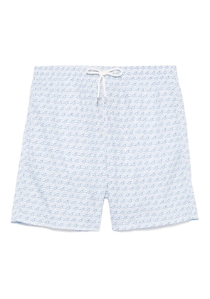 Paul & Shark graphic-print swim shorts - Blue