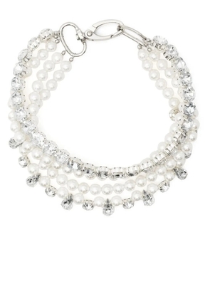 Atu Body Couture x Shir Fine Jewellery pearl choker - White