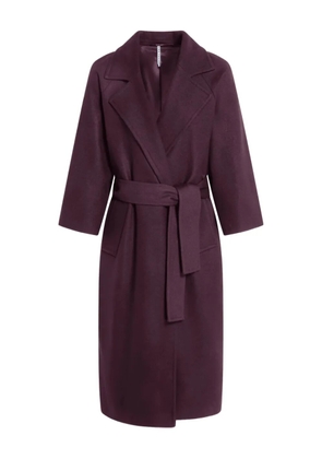 Liviana Conti Wayne belted coat - Purple