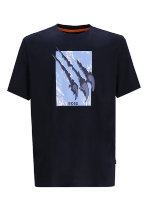 BOSS graphic-print crew-neck T-shirt - Black