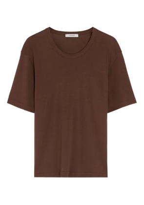 LEMAIRE ribbed crew-neck T-shirt - Brown