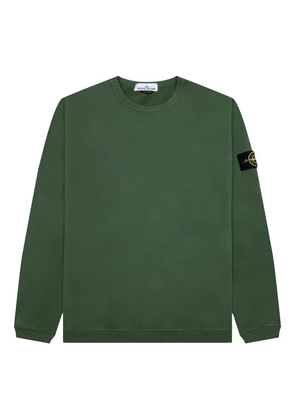 Stone Island Compass-badge crew-neck sweatshirt - Green