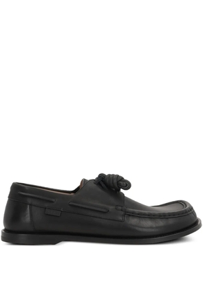 LOEWE Campo boat shoes - Black