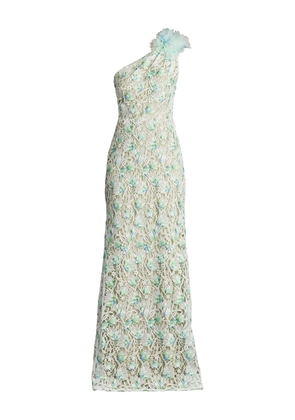 Tadashi Shoji floral-motif dress - White
