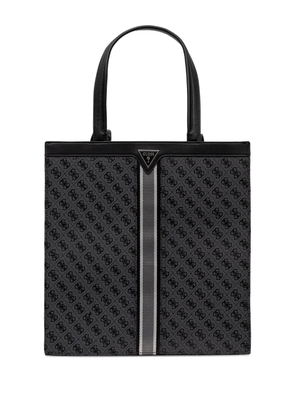 GUESS USA Milano striped tote bag - Black