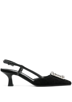 Roberto Festa 70mm Stefi leather pumps - Black