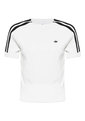 adidas logo-patch T-shirt - White