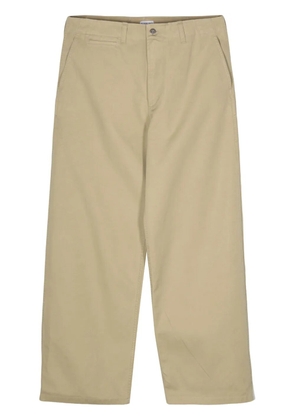 Burberry cotton wide-leg trousers - Neutrals