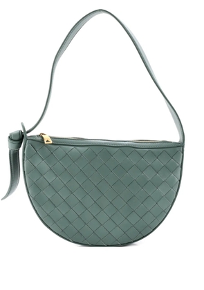 Bottega Veneta Pre-Owned Sunrise Intrecciato Leather Mini shoulder bag - Green
