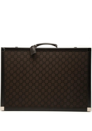 Gucci Pre-Owned 2016-2025 GG Canvas Trunk Suitcase travel bag - Brown