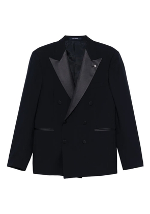 Tagliatore double-breasted peak-lapel suit - Blue